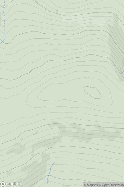 Thumbnail image for Watch Hill [North Pennines] showing contour plot for surrounding peak